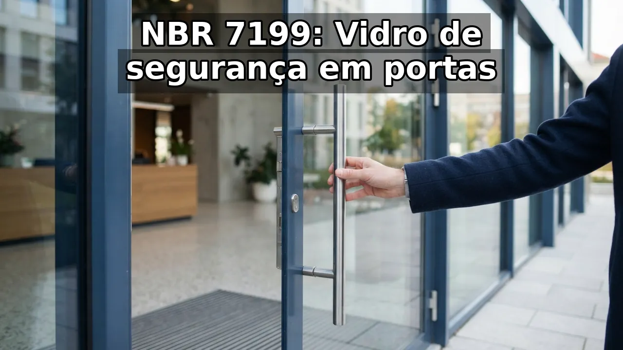Você sabia que a NBR 7199 exige vidro de segurança em portas? E não é só na parte de baixo, não!